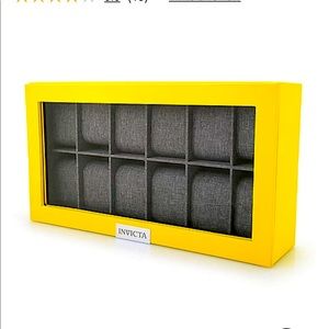 Brand New Invicta 12 Slot Watch Box!!